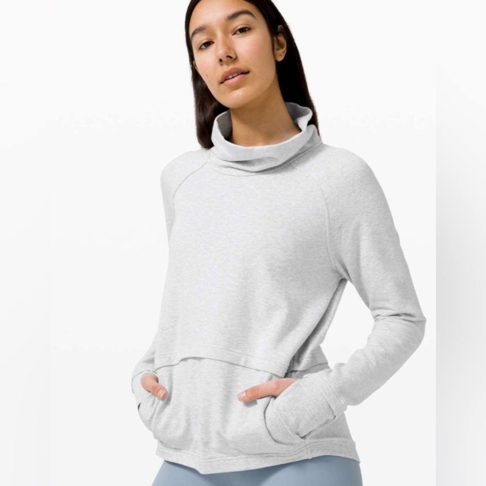 Lululemon Find Your Unwind Pullover - Light Grey